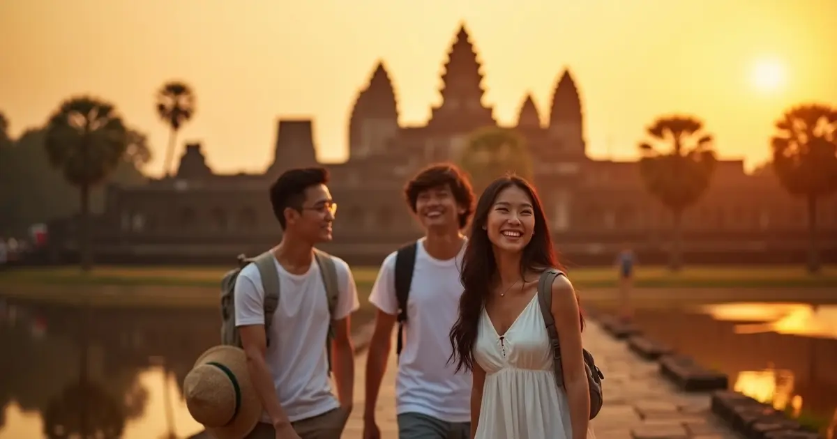 Prueba de exención de visa de Camboya para viajeros chinos: fechas, límite de estancia y reglas de e-Arrival