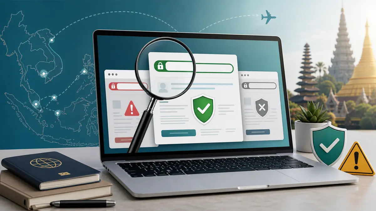 How to Verify Official Southeast Asia eVisa and Arrival Card Websites