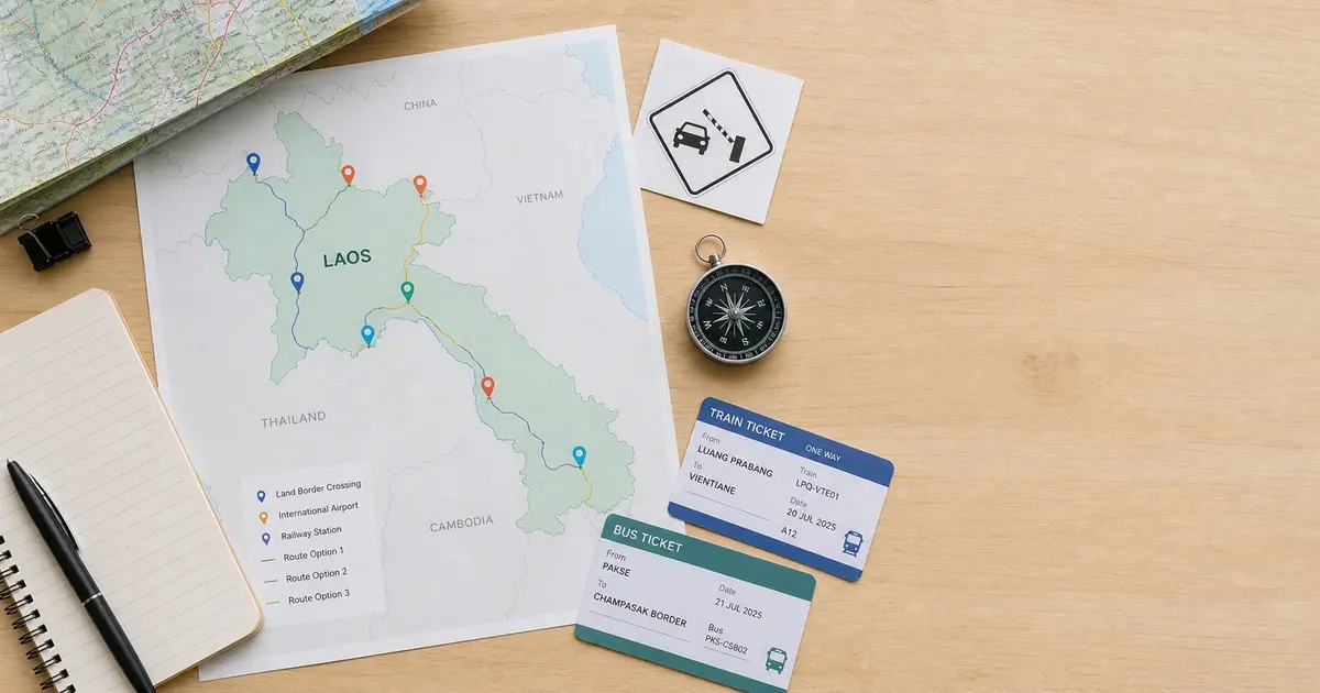 Laos eVisa Entry Ports: Airports, Land Borders, and Alternatives