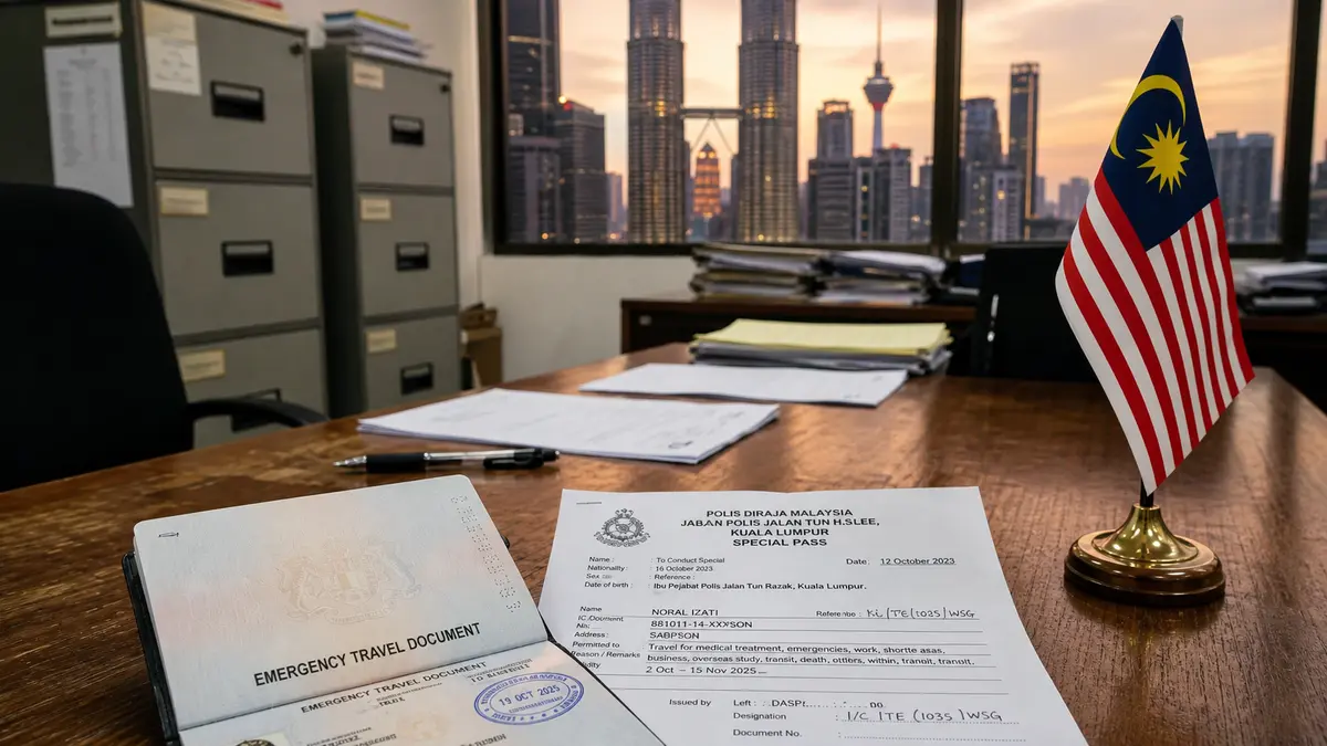 Passeport perdu en Malaisie : comment obtenir un Special Pass pour quitter le pays