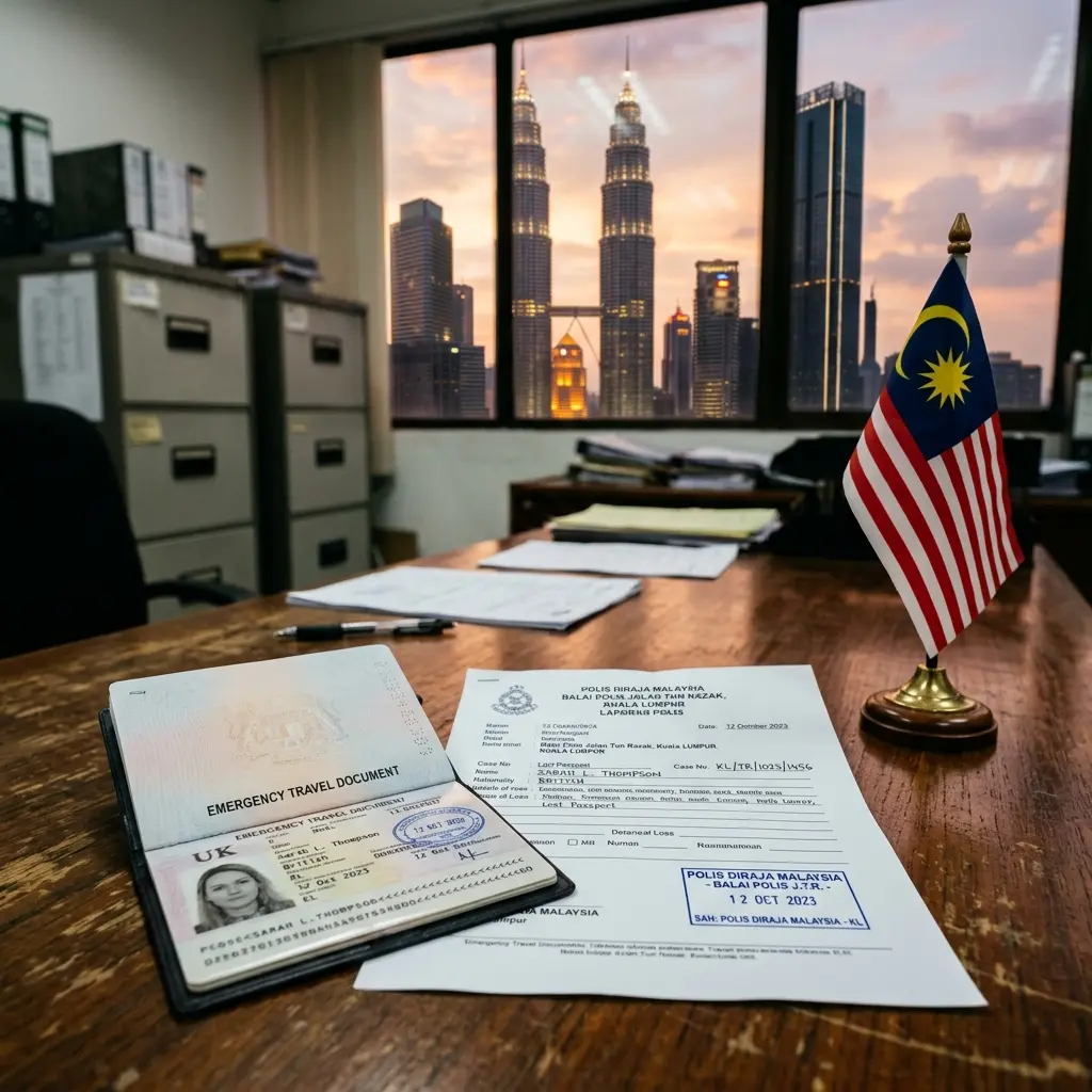 Reisepass in Malaysia verloren: Special Pass zur Ausreise beantragen