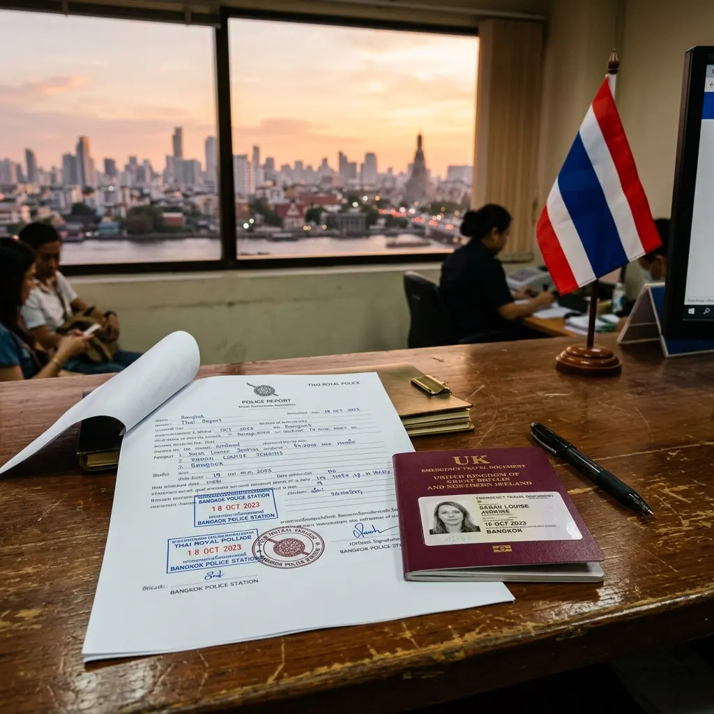 Reisepass in Thailand verloren: Einreisestempel auf Notreisedokument übertragen