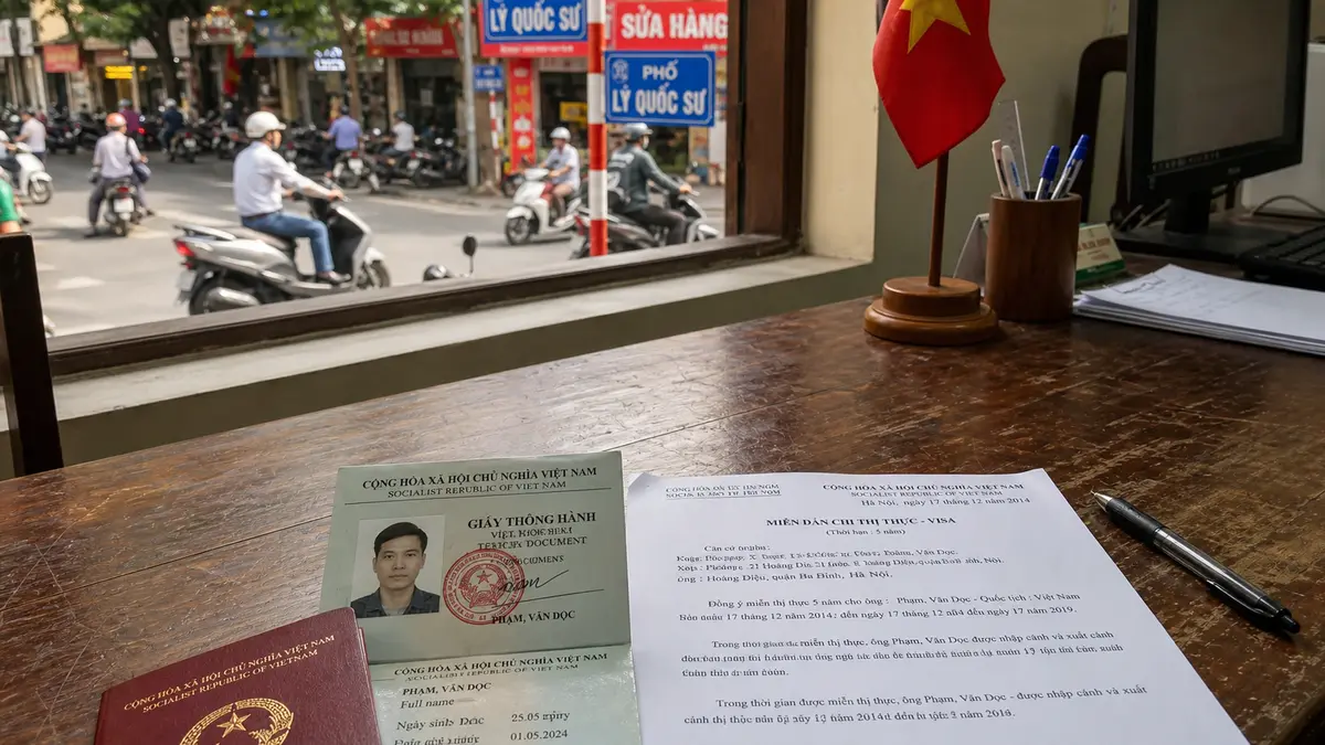 Passeport perdu au Vietnam : passeport de remplacement et visa de sortie