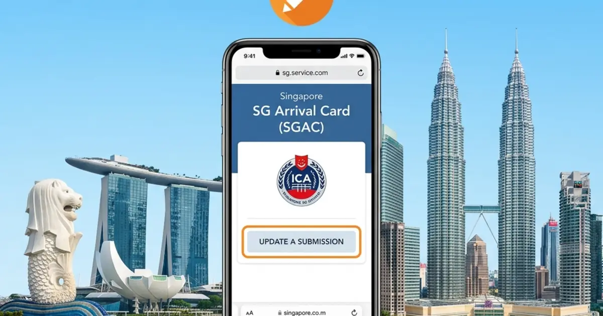 SGAC or MDAC Mistake: How to Update Arrival Card Details Before Travel