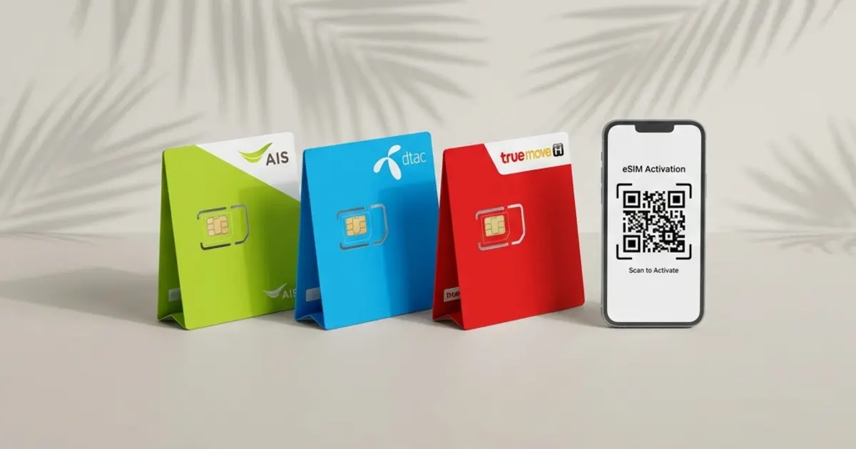 Thailand SIM Card and eSIM Guide: Where to Buy, Prices, and Tourist Tips