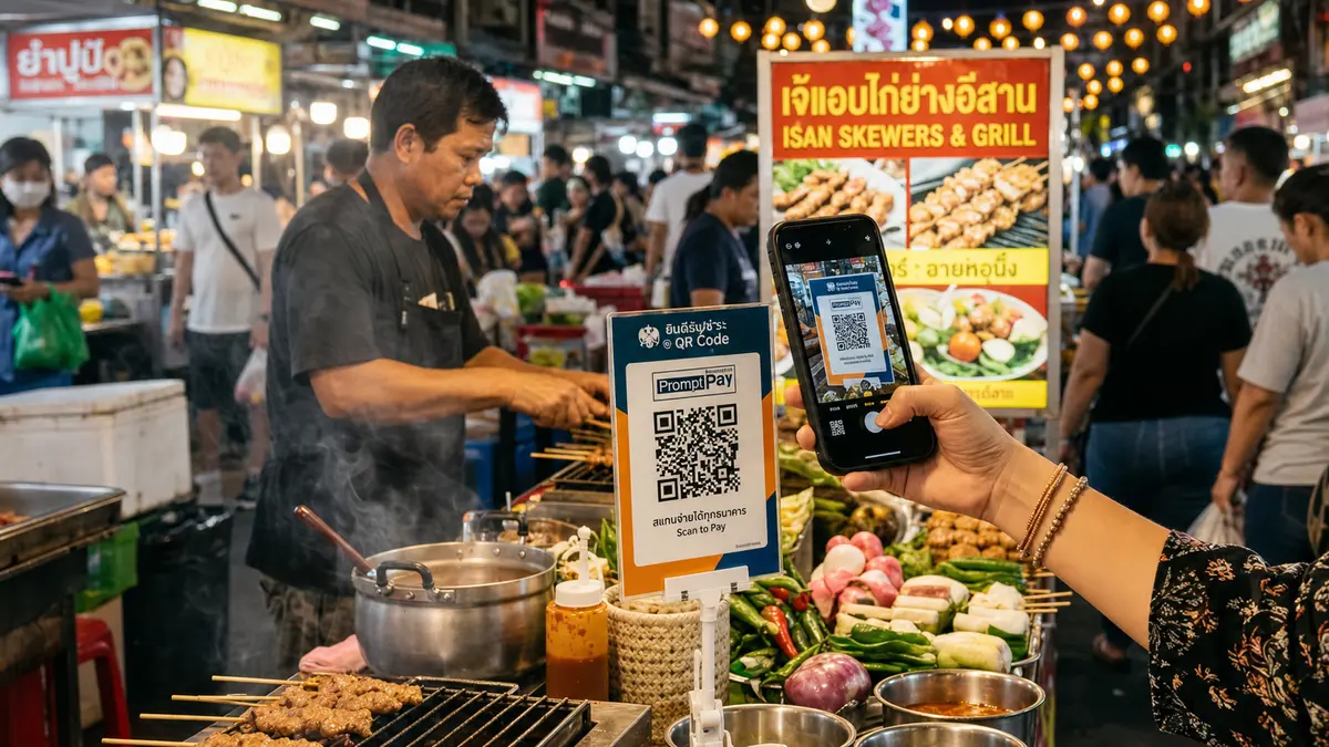 Payer en Thaïlande : PromptPay, cartes, titres de transport et conseils sur les espèces