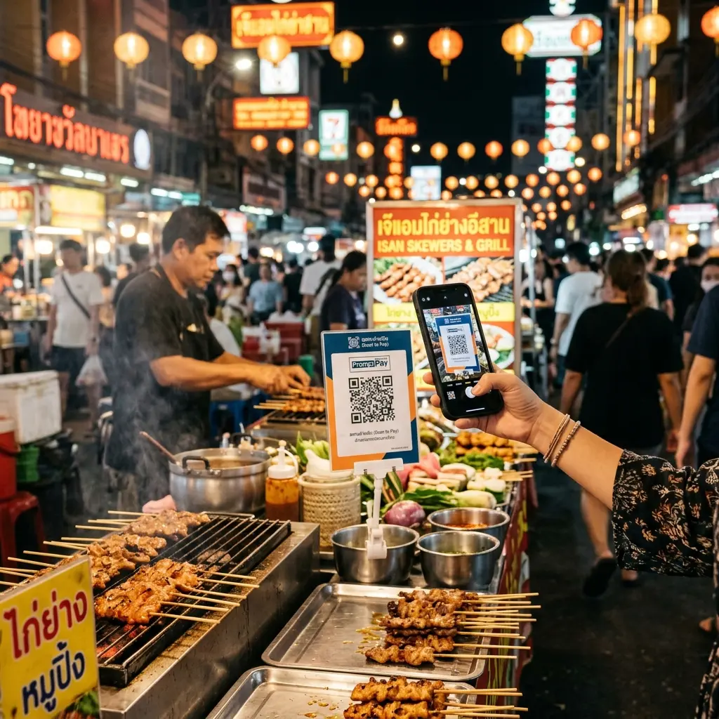Paying in Thailand: PromptPay, Cards, Transit Passes, and Cash Tips