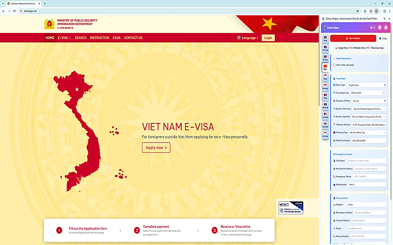 eVisaFlow Vietnam